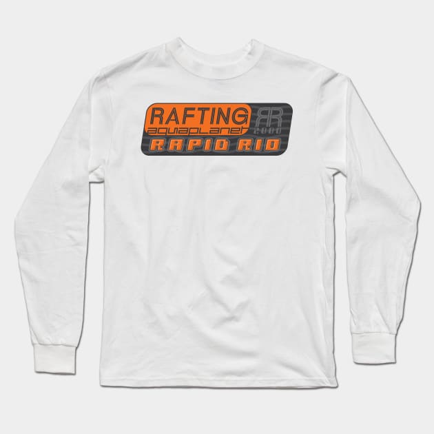 Rapid Rio Rafting Long Sleeve T-Shirt by TBM Christopher